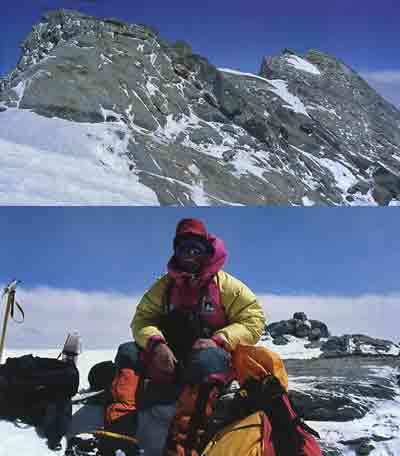 
Last Few Metres To Dhaulagiri Summit, Dieter Porsche Just Below Dhaulagiri Summit May 20, 2003 - Mount Everest, Nanga Parbat, Dhaulagiri mit Dieter Porsche book 
